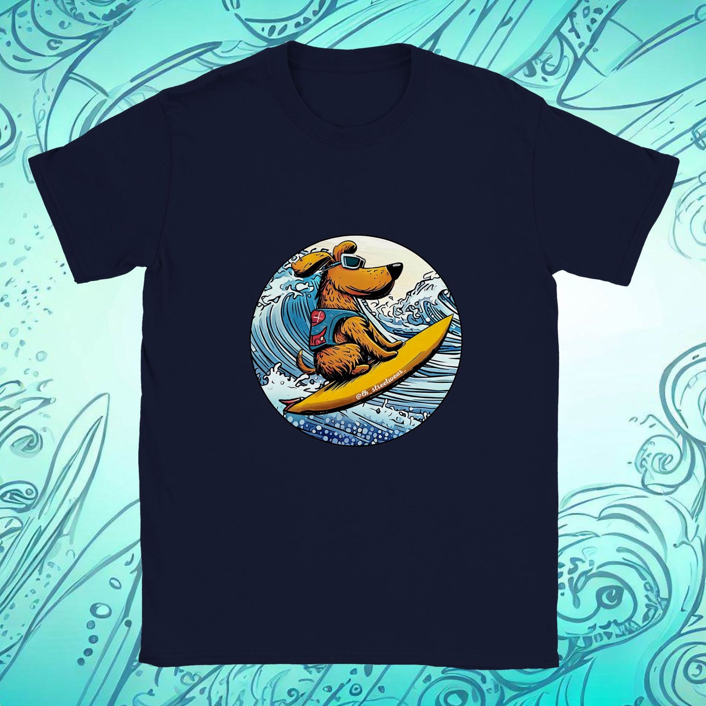 Surfer Dog - Unisex T-Shirt