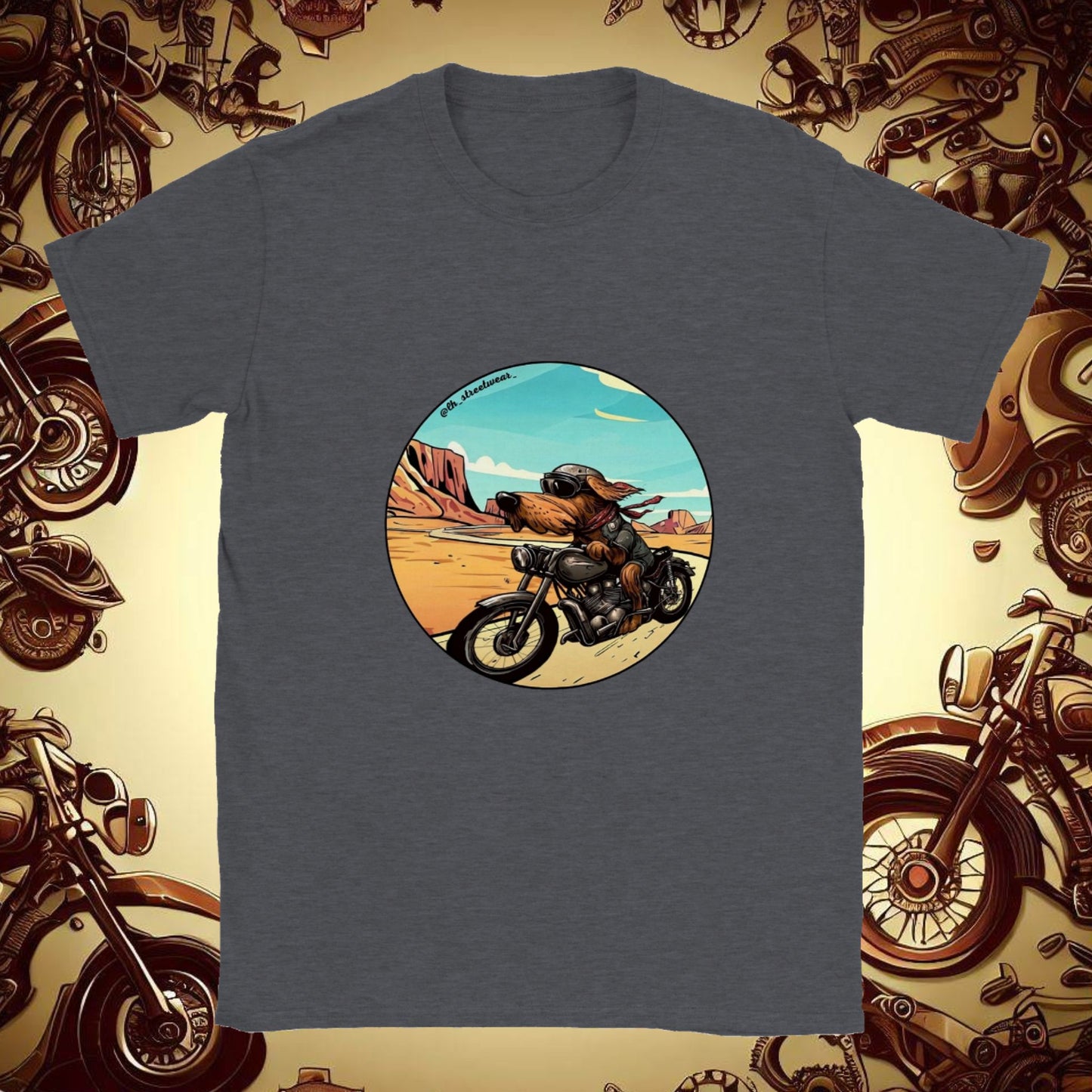 Biker Dog - Unisex T-Shirt