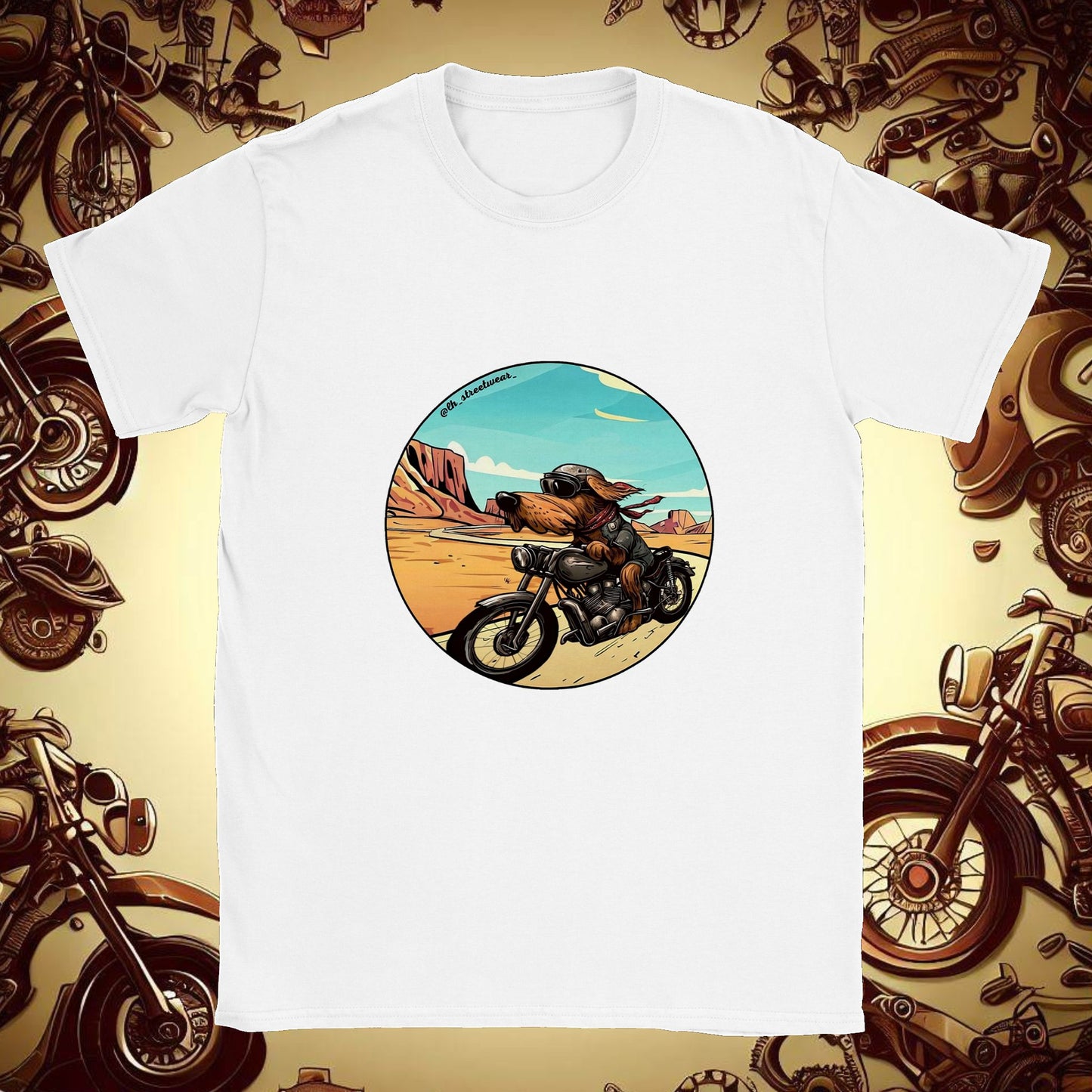 Biker Dog - Unisex T-Shirt