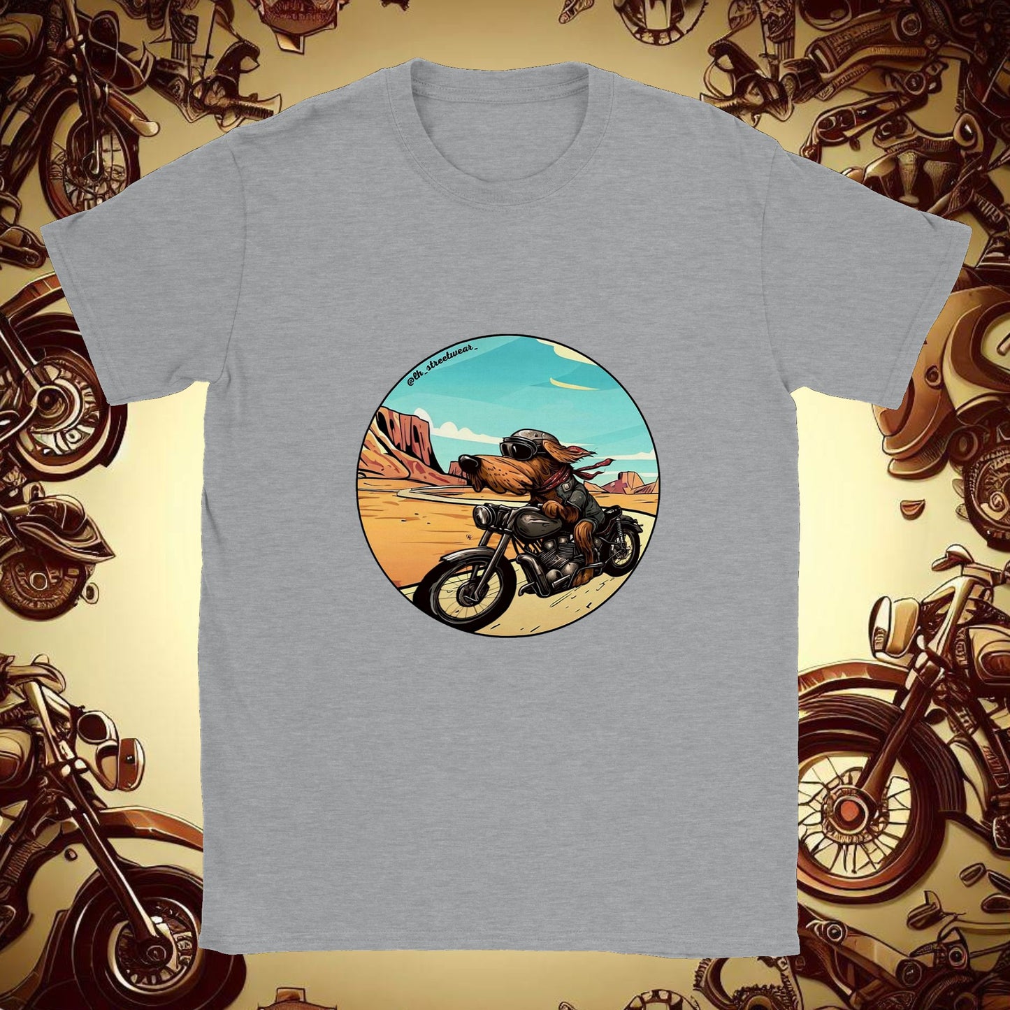 Biker Dog - Unisex T-Shirt