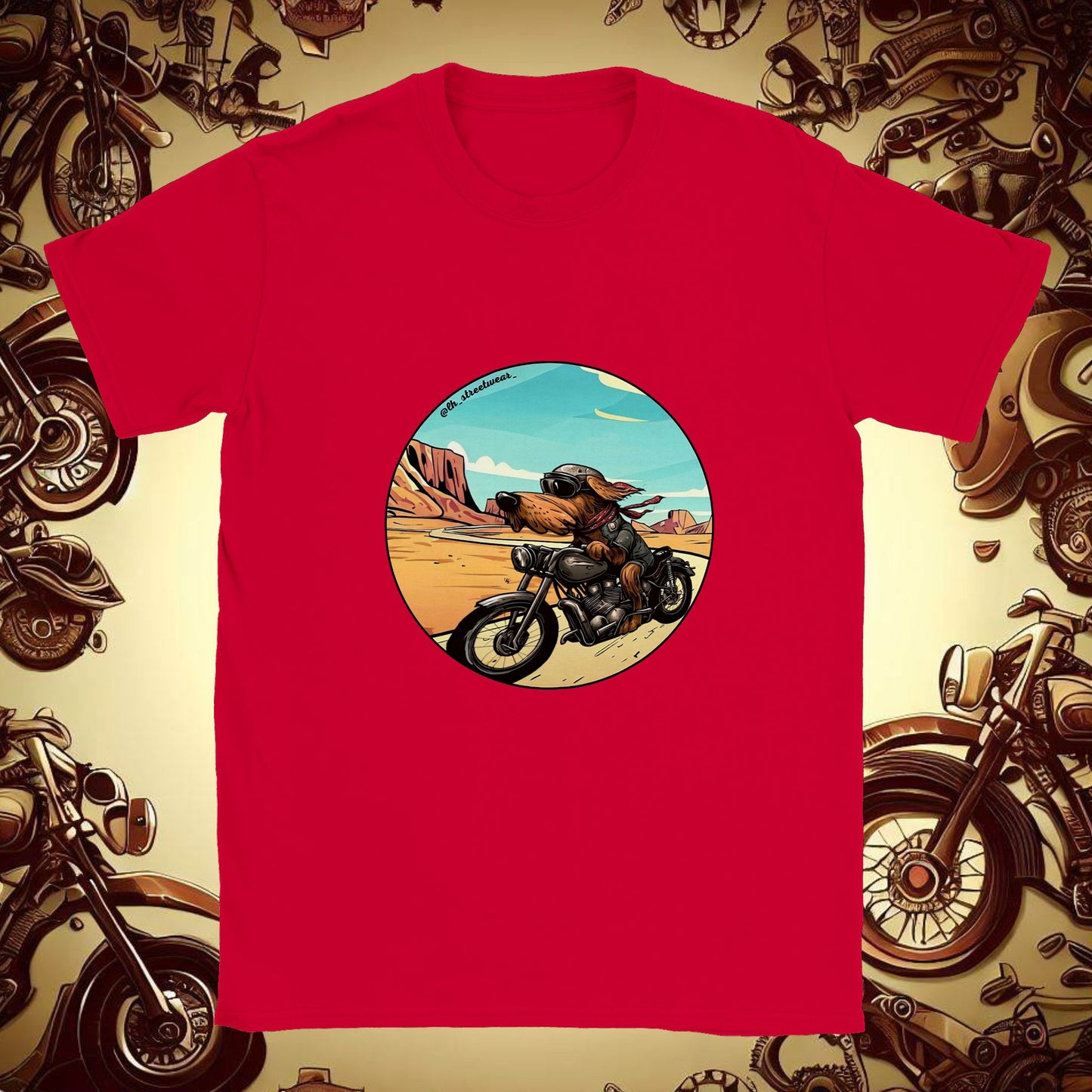 Biker Dog - Unisex T-Shirt