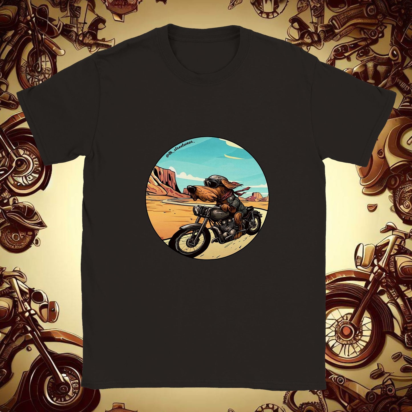 Biker Dog - Unisex T-Shirt