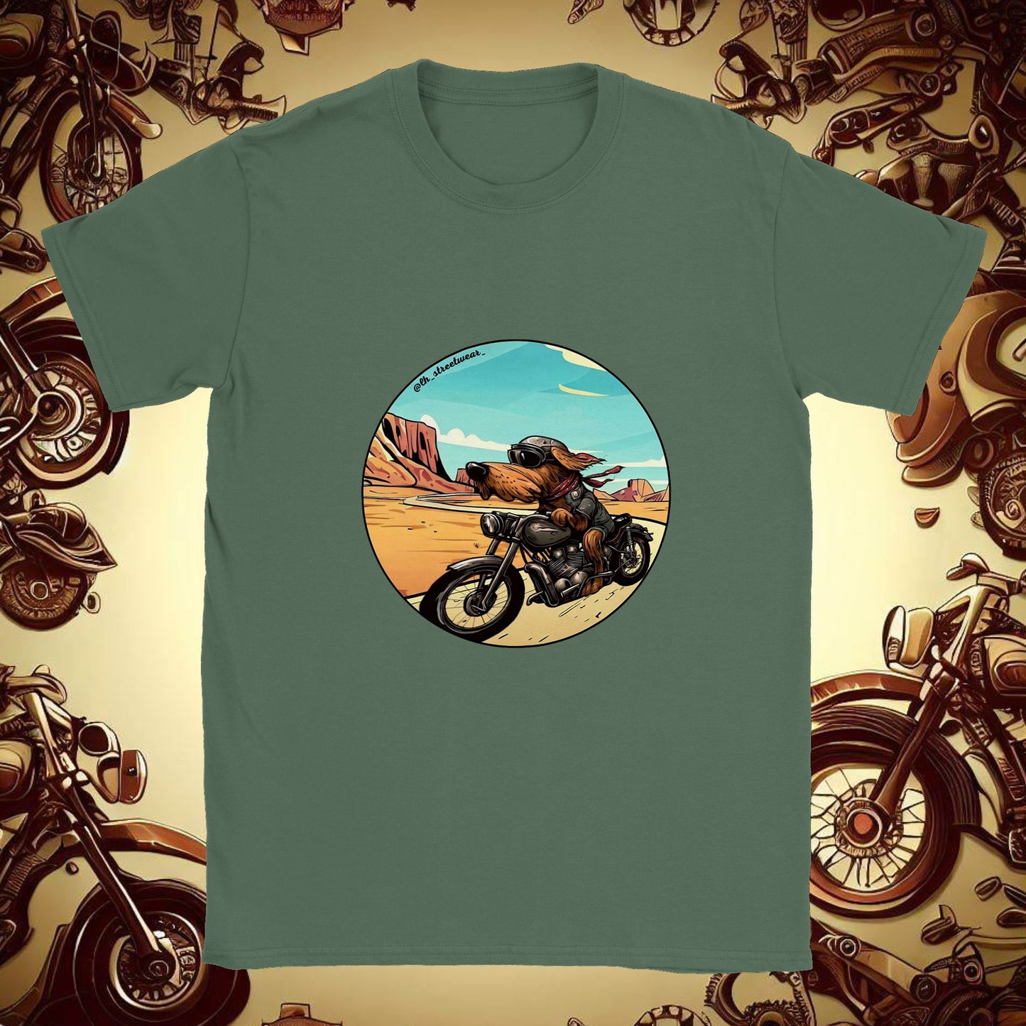 Biker Dog - Unisex T-Shirt