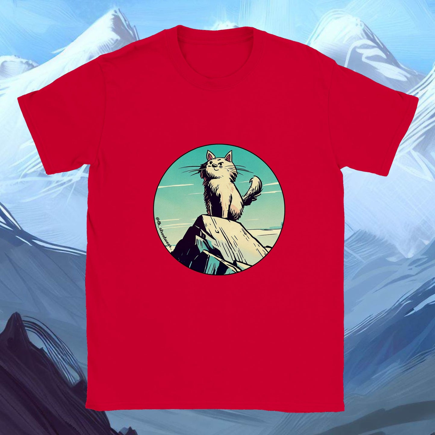 Mountaineer Cat - Unisex T-Shirt