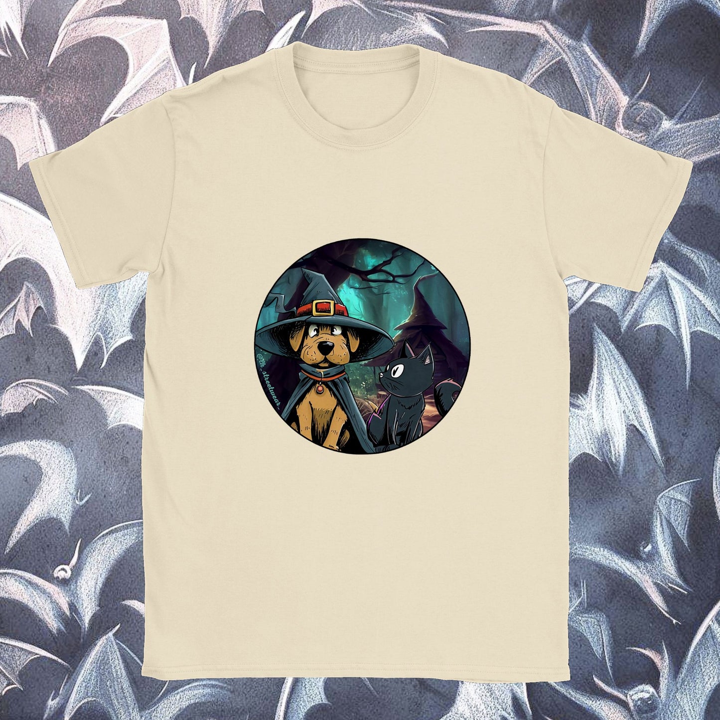 WitchDog and Cat  🎃 Halloween - Unisex T-Shirt