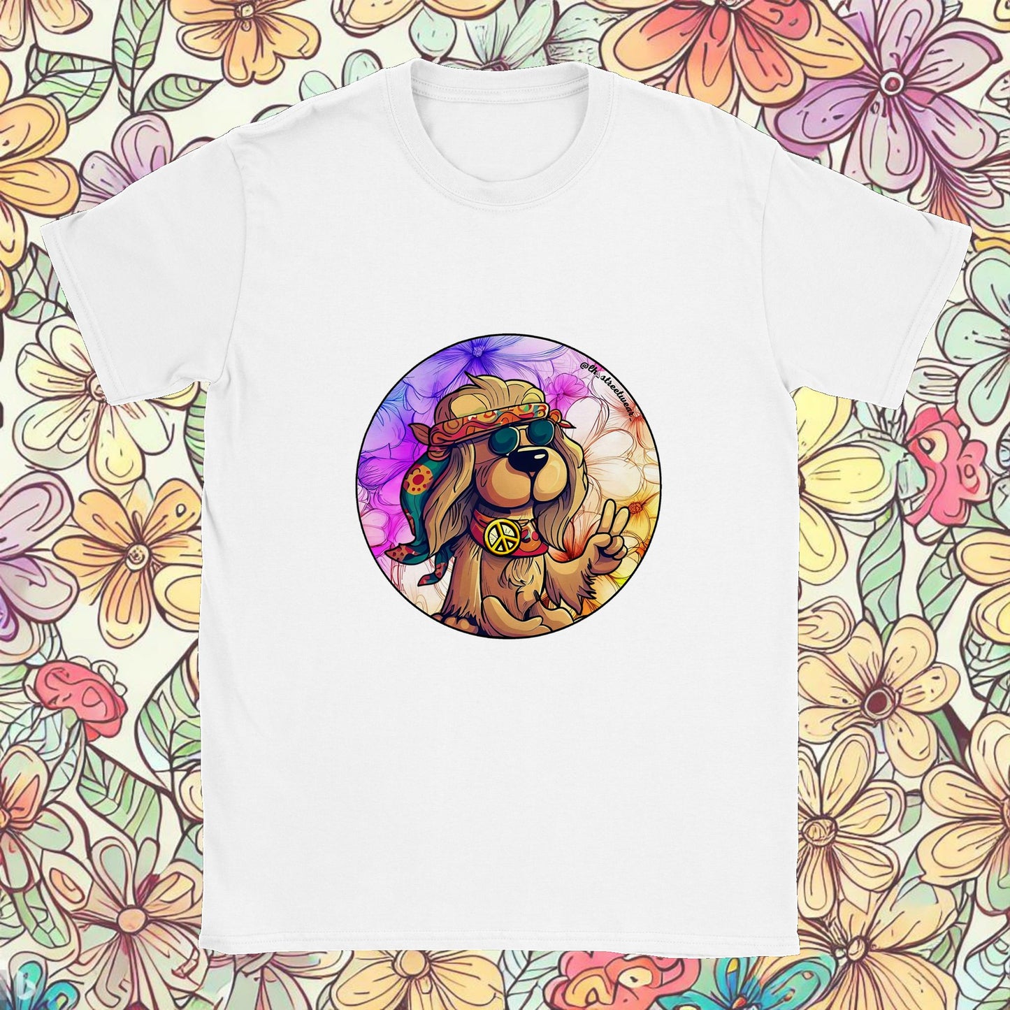 PerriHippie - Camiseta Unisex