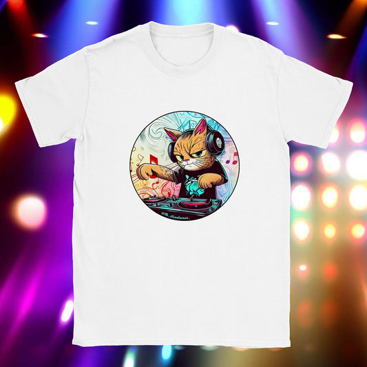 DJ Gata - camiseta unisex infantil