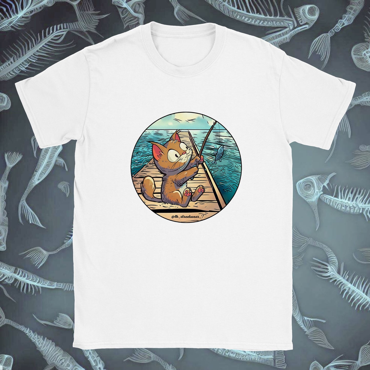 GatoPescador - camiseta unisex infantil