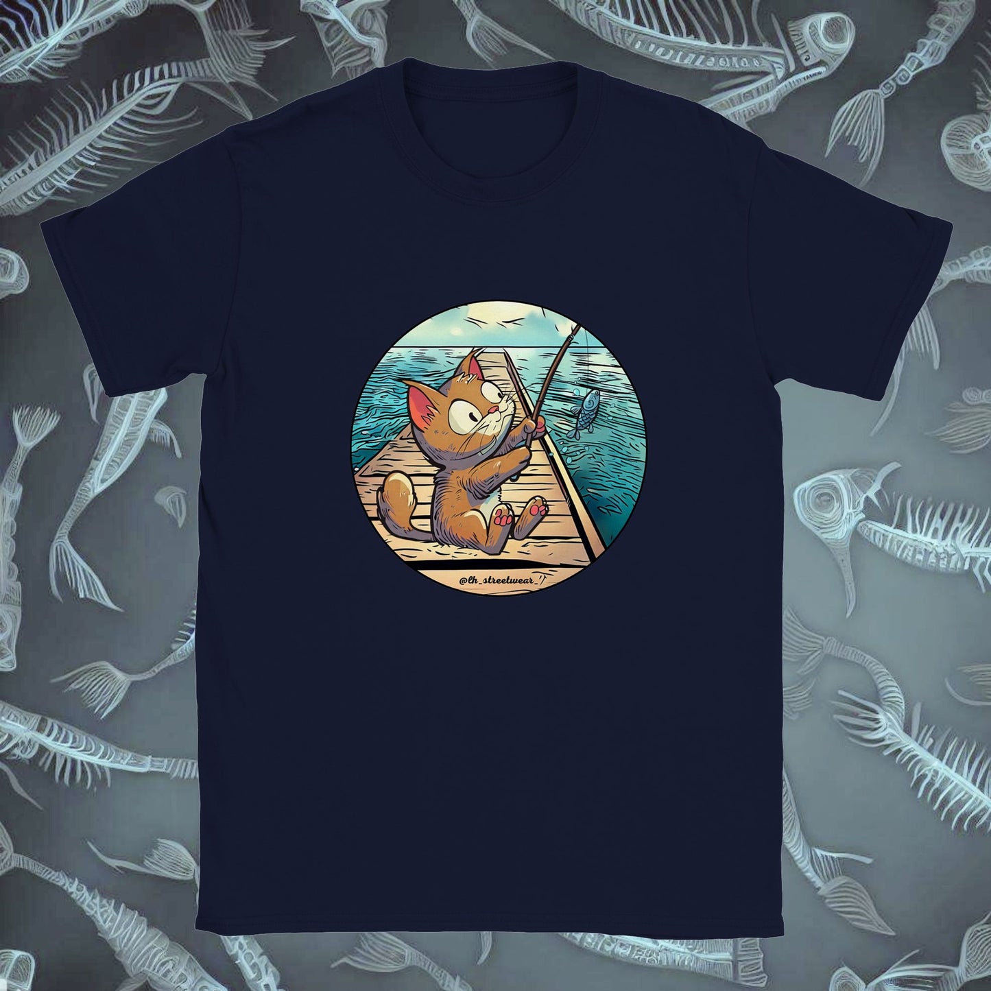 GatoPescador - camiseta unisex infantil