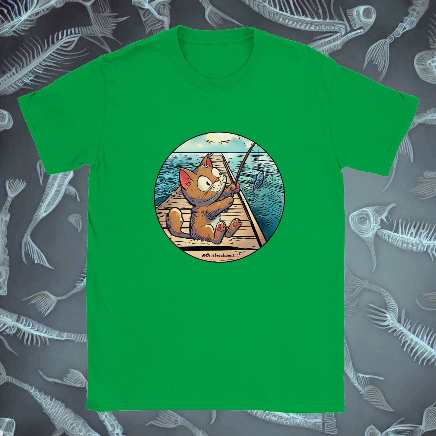 GatoPescador - camiseta unisex infantil