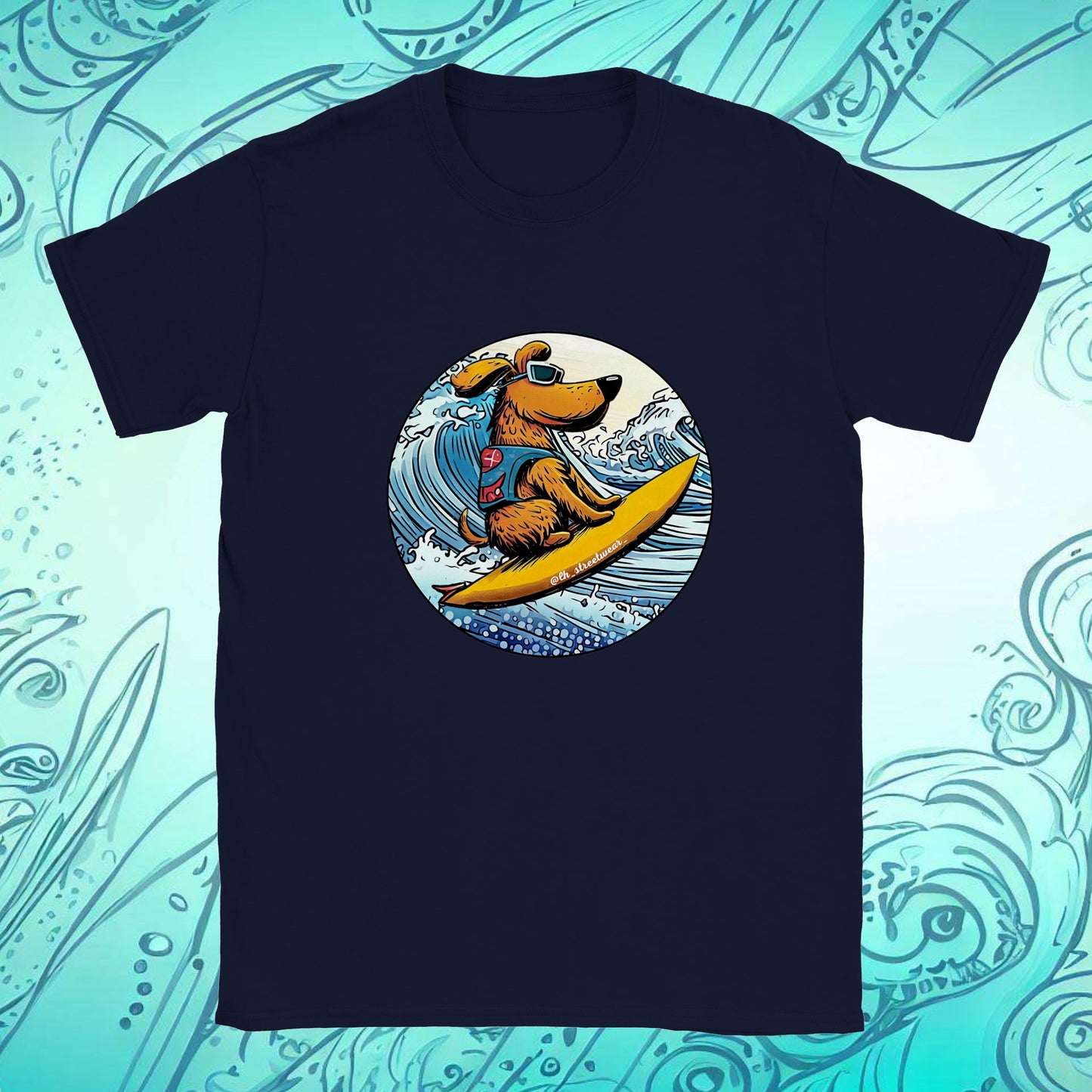 PerriSurfero - camiseta unisex infantil