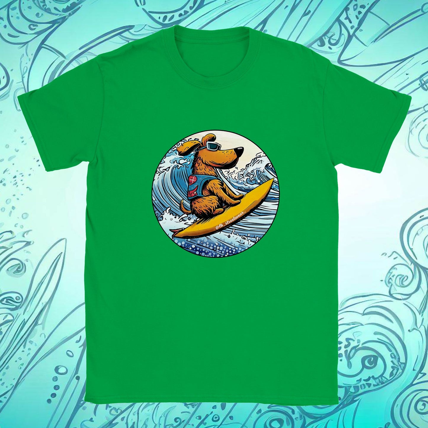 PerriSurfero - camiseta unisex infantil