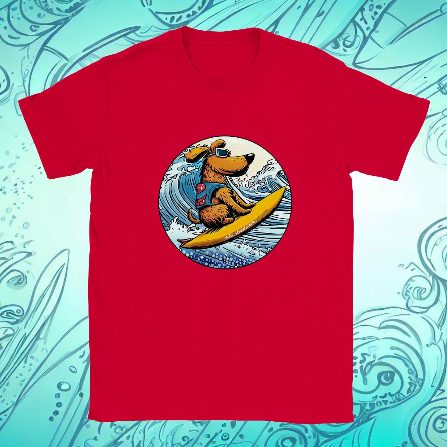 PerriSurfero - camiseta unisex infantil