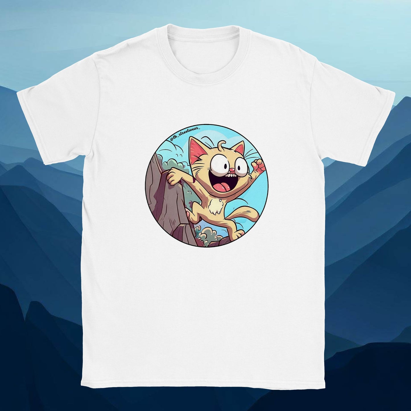 Climber Cat - Unisex Kids T-Shirt