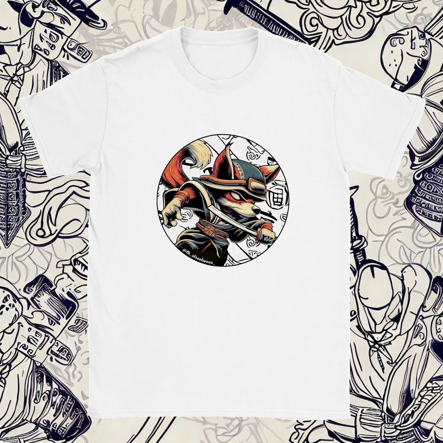 Fox Samurai - Unisex Kids T-Shirt