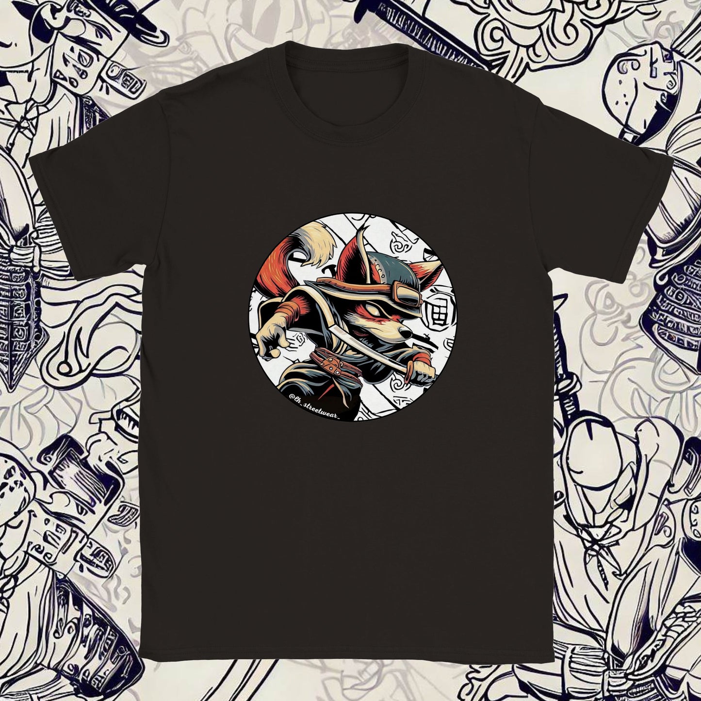 Fox Samurai - Unisex Kids T-Shirt