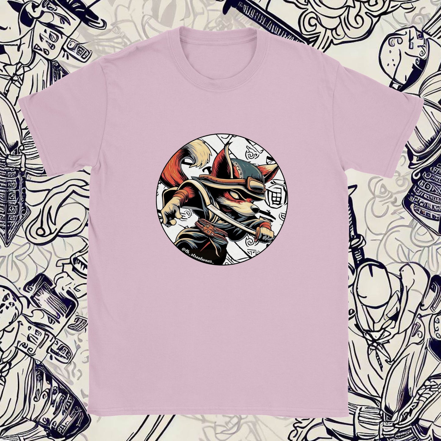 Fox Samurai - Unisex Kids T-Shirt