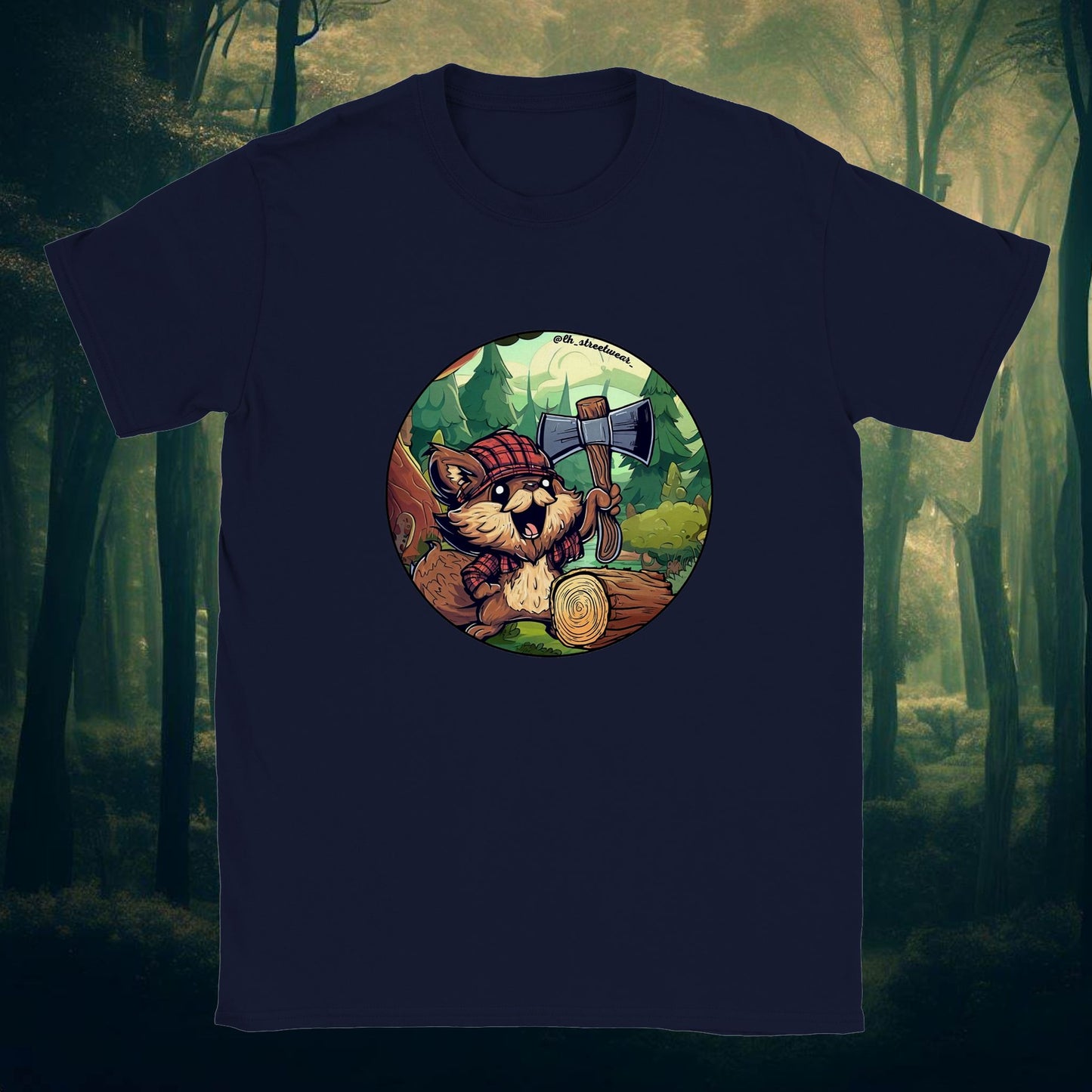 Wood Squirrel - Unisex Kids t-Shirt