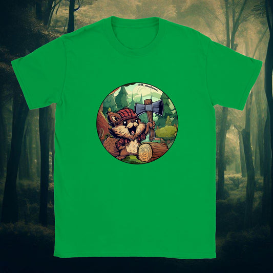 Wood Squirrel - Unisex Kids t-Shirt