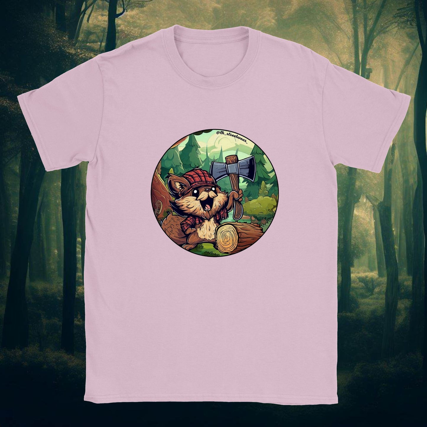 Wood Squirrel - Unisex Kids t-Shirt