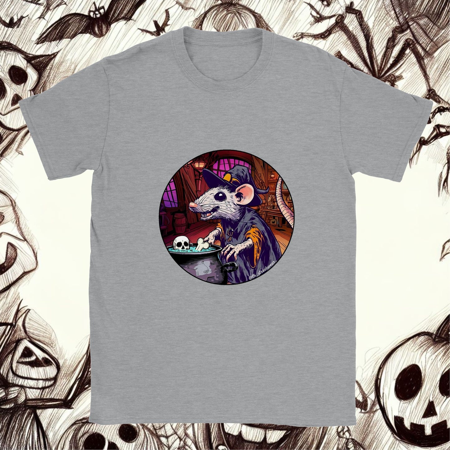 RataBruja 🎃 Halloween - Camiseta unisex