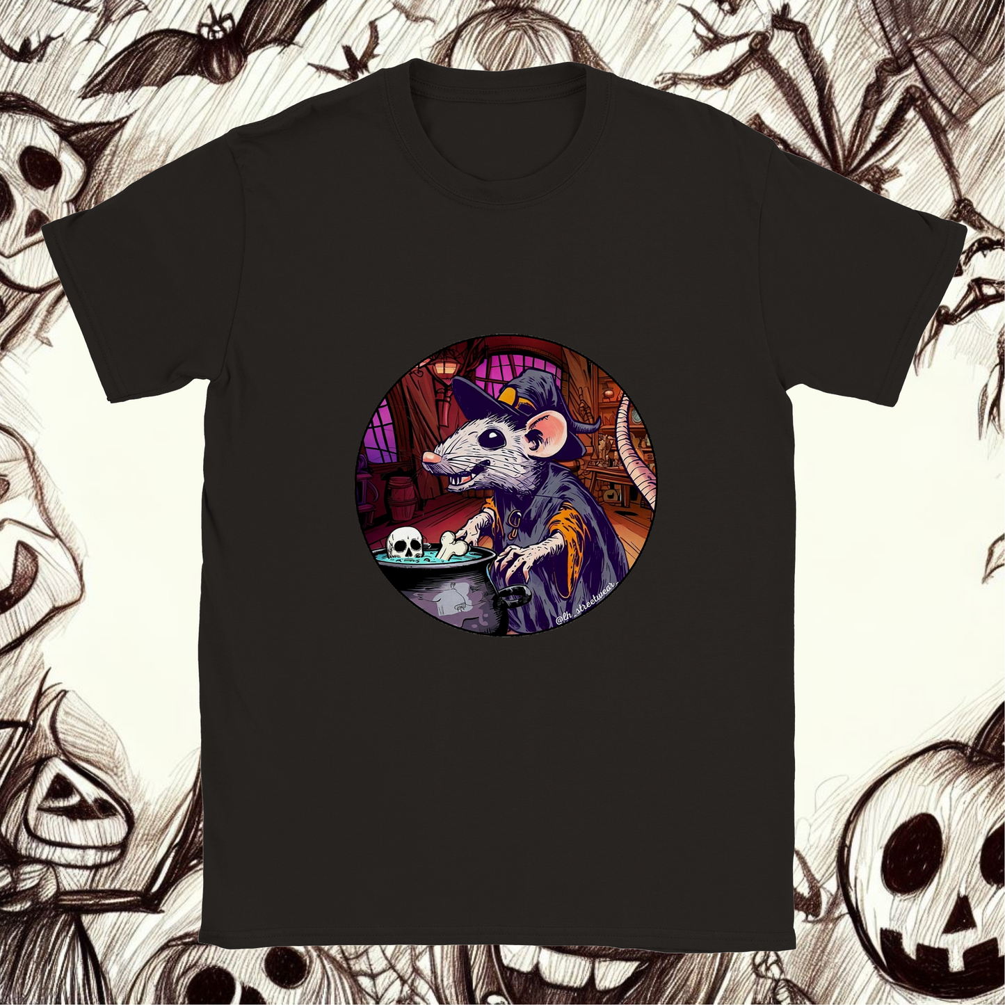 RataBruja 🎃 Halloween - Camiseta unisex