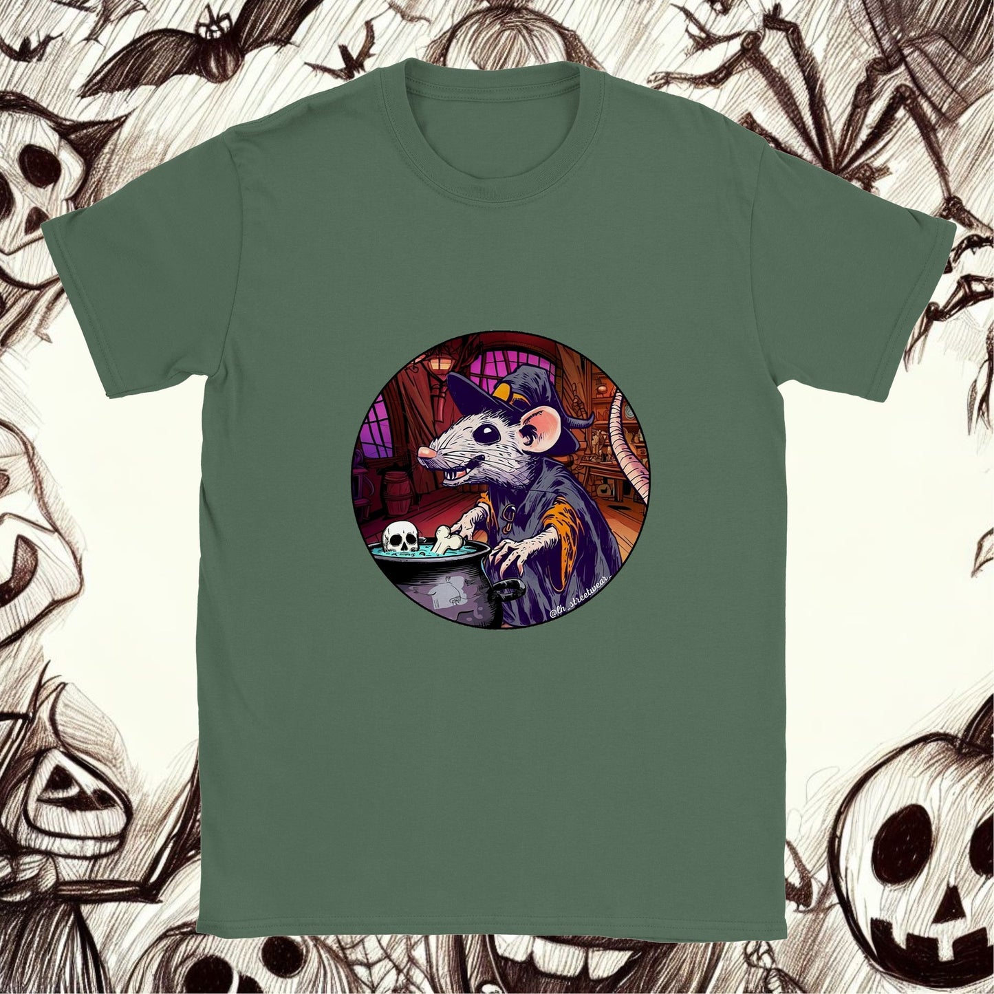 Witch Rat 🎃 Halloween - Unisex T-Shirt