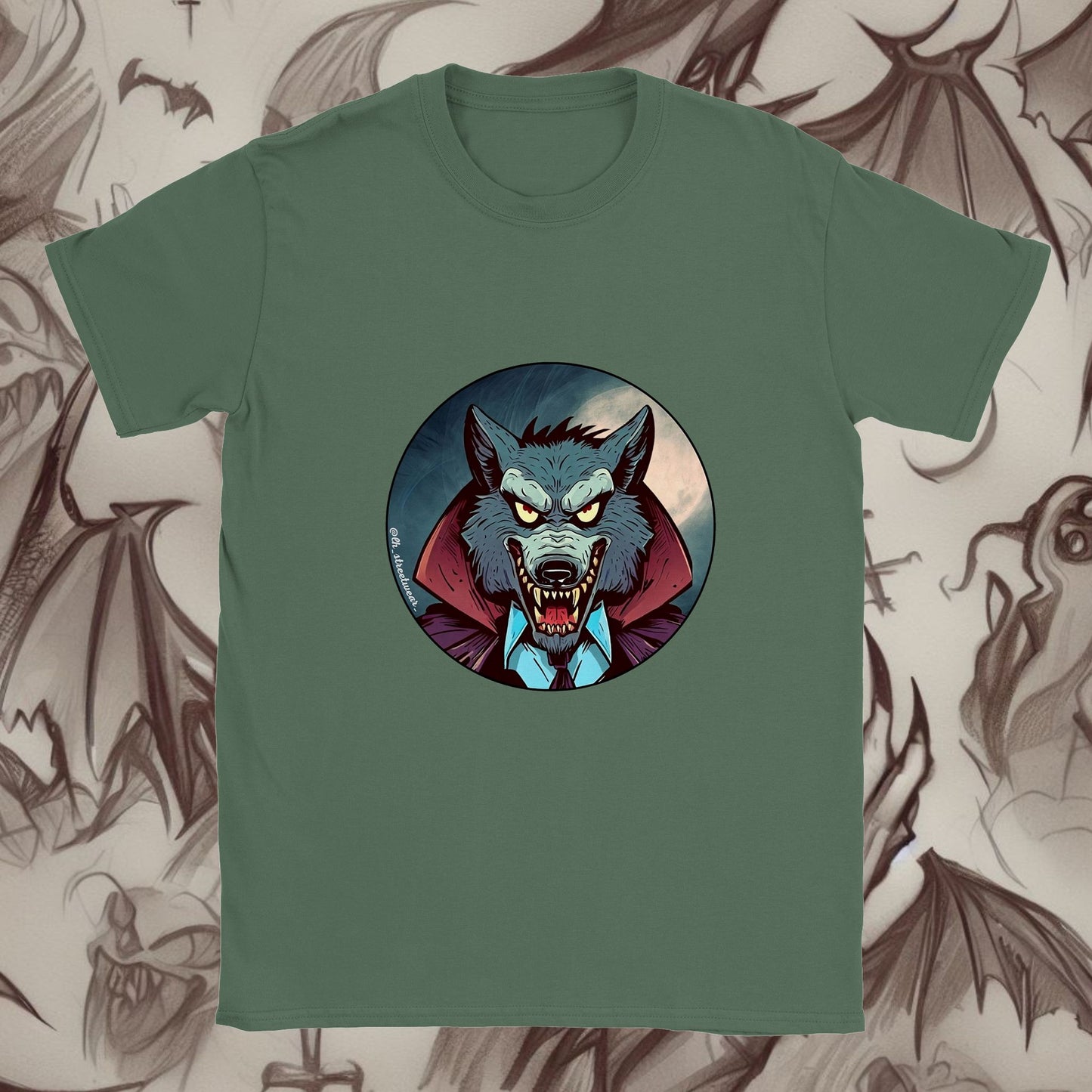 Vampire Wolf 🎃 Halloween - Unisex T-Shirt