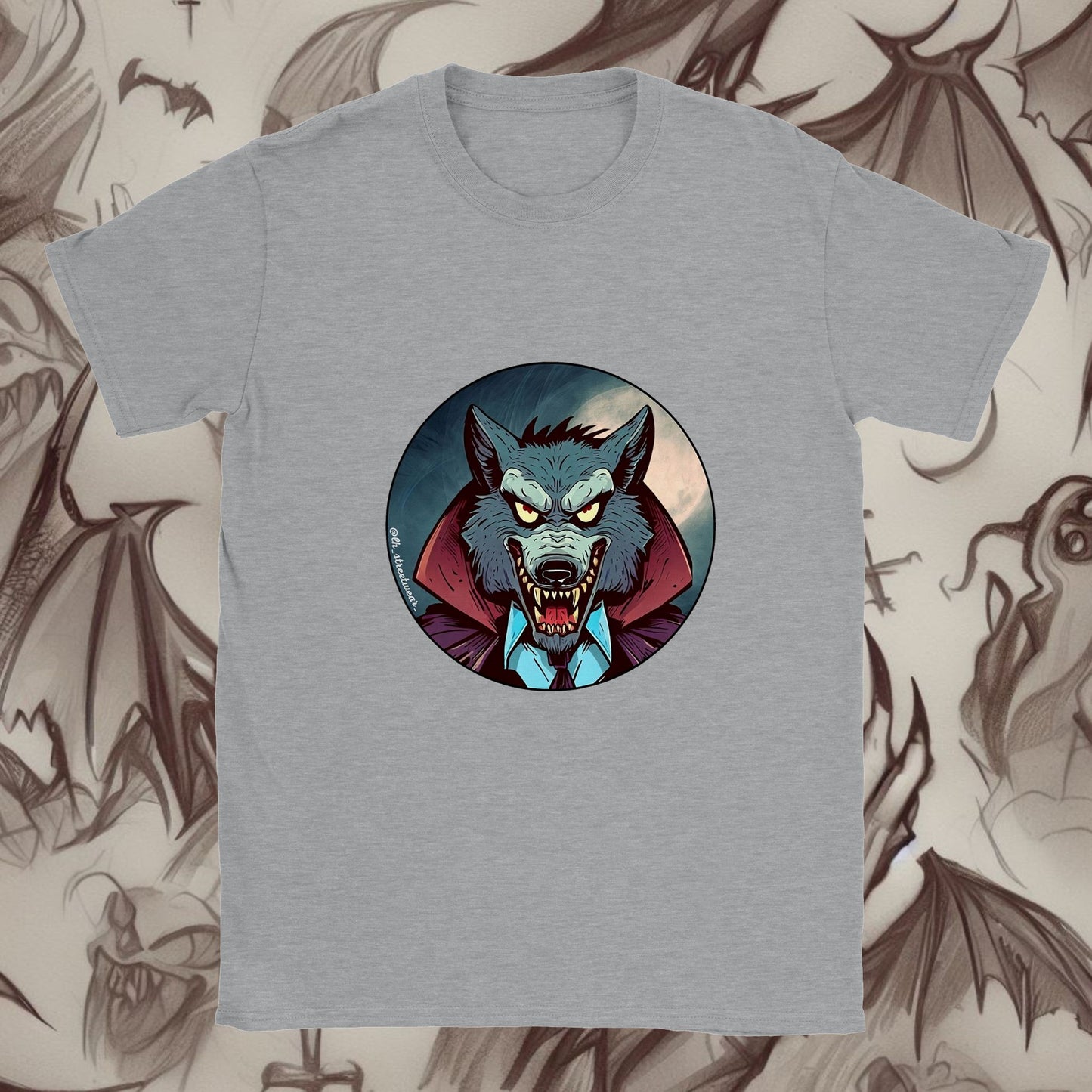 Vampire Wolf 🎃 Halloween - Unisex T-Shirt