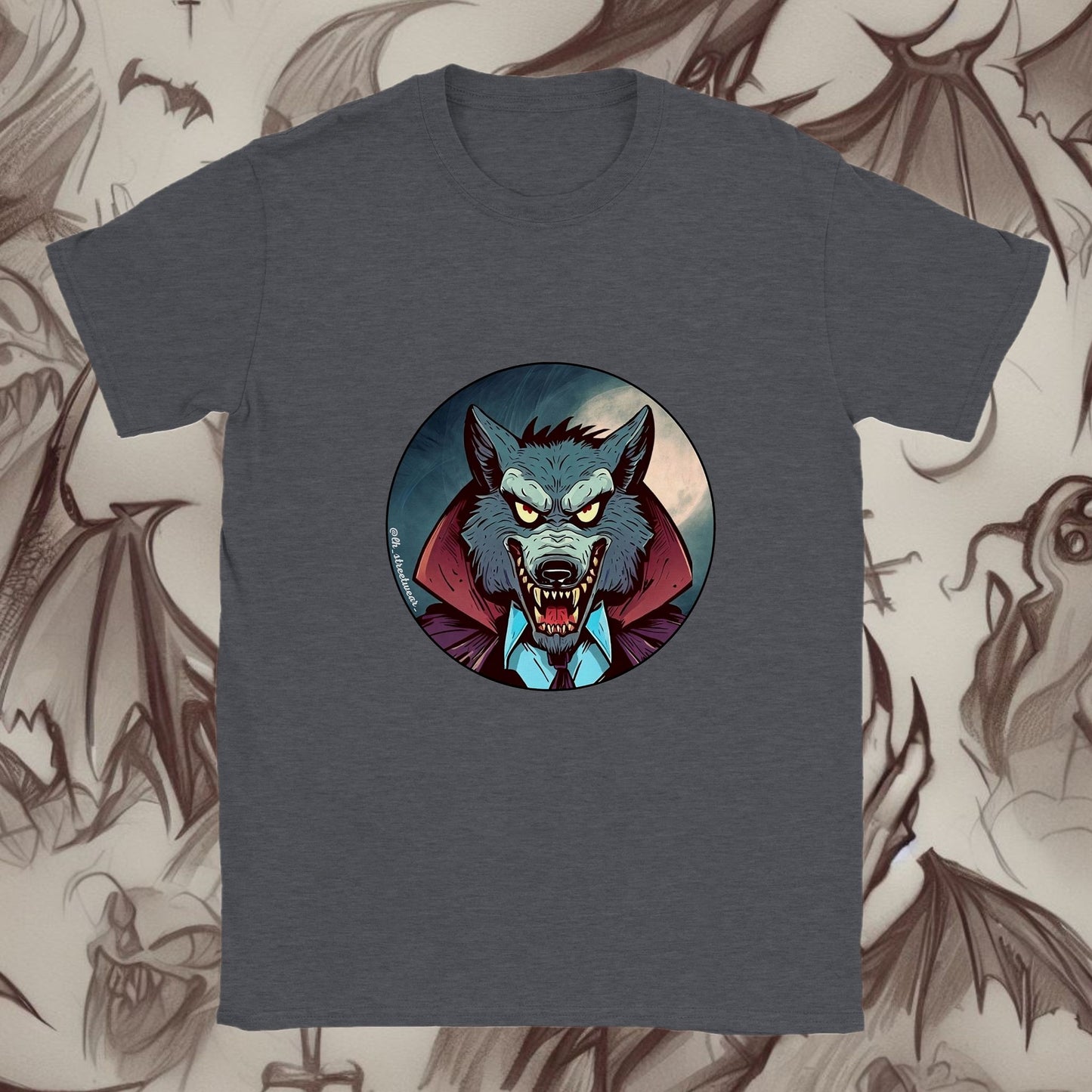 Vampire Wolf 🎃 Halloween - Unisex T-Shirt