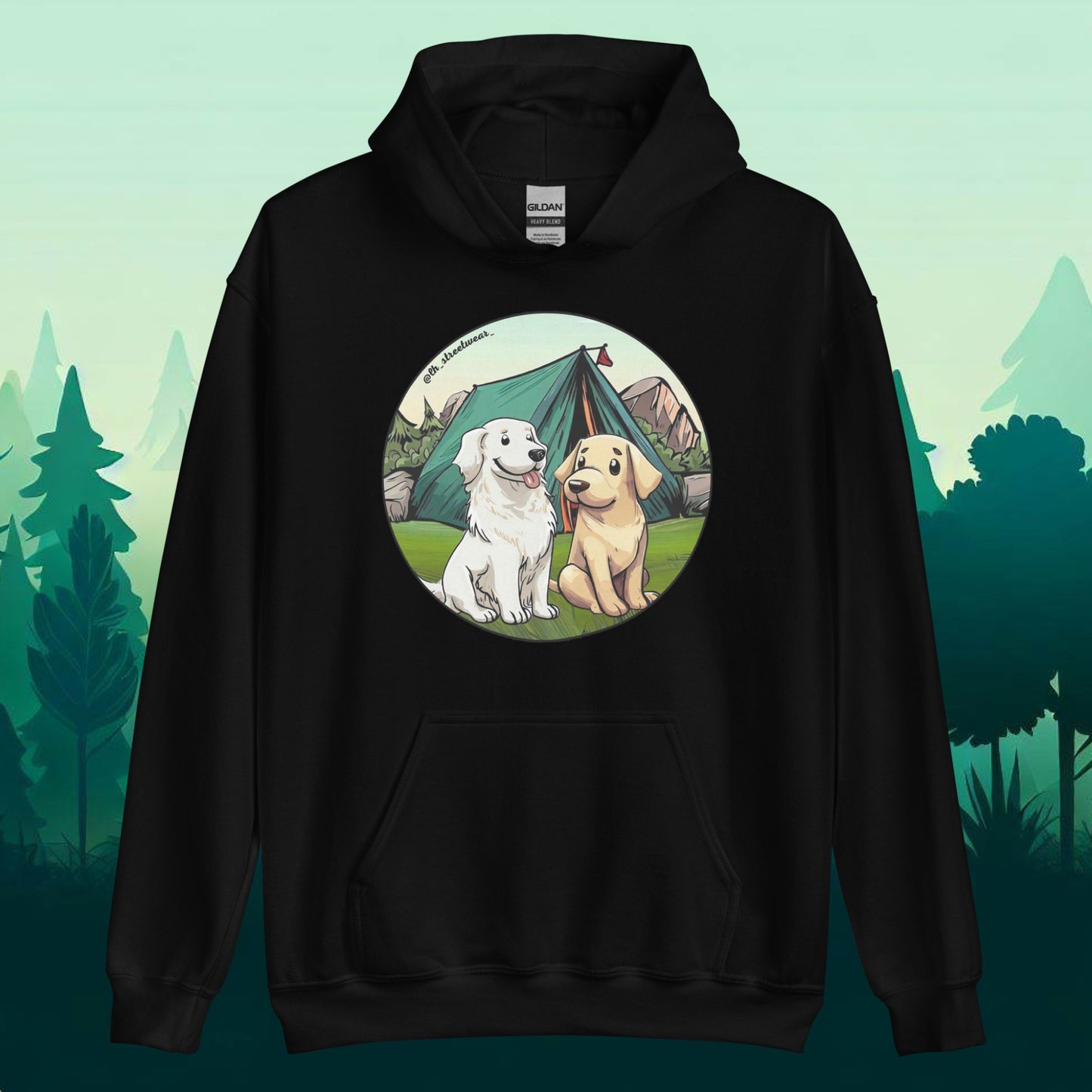 Retrievers - Unisex Heavy Blend Hoodie, front image