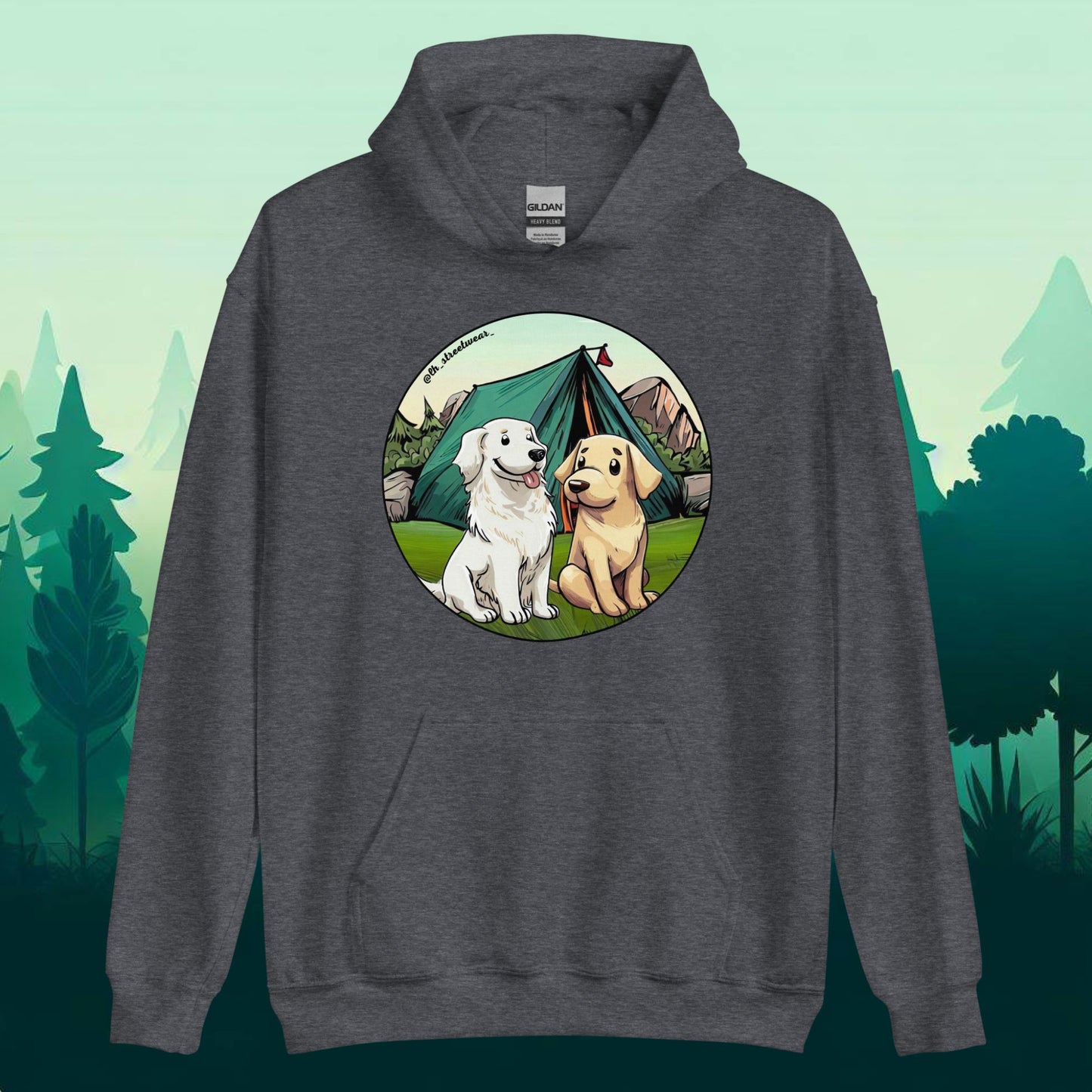 Retrievers - Unisex Heavy Blend Hoodie, front image