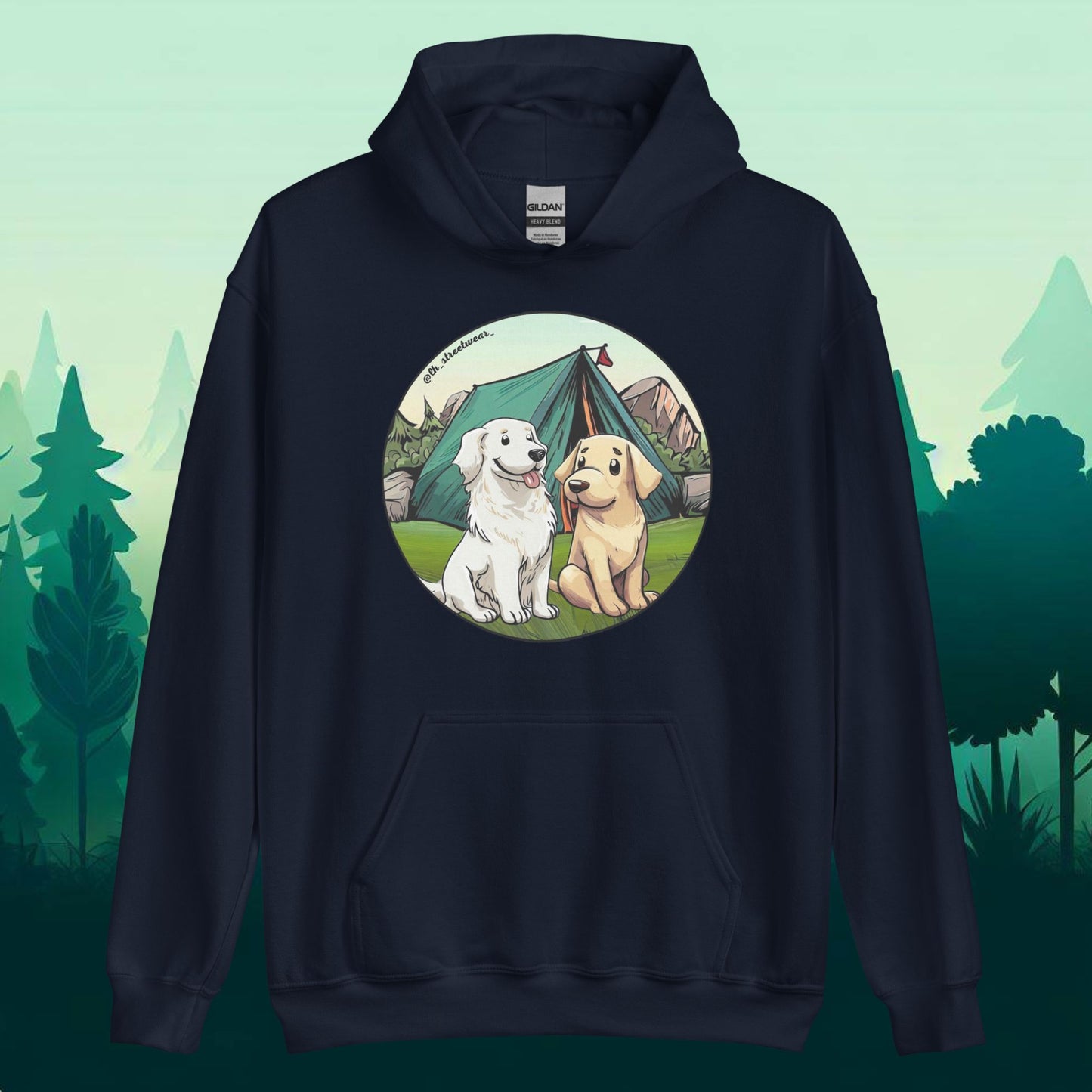 Retrievers - Unisex Heavy Blend Hoodie, front image