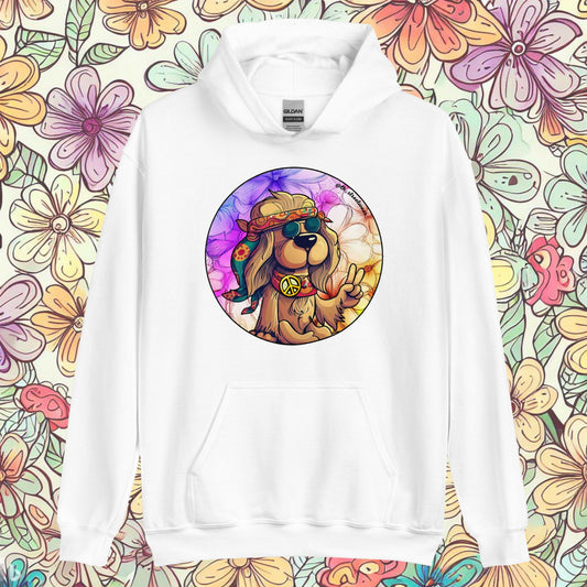 PerriHippie - Sudadera con capucha unisex, imagen delantera