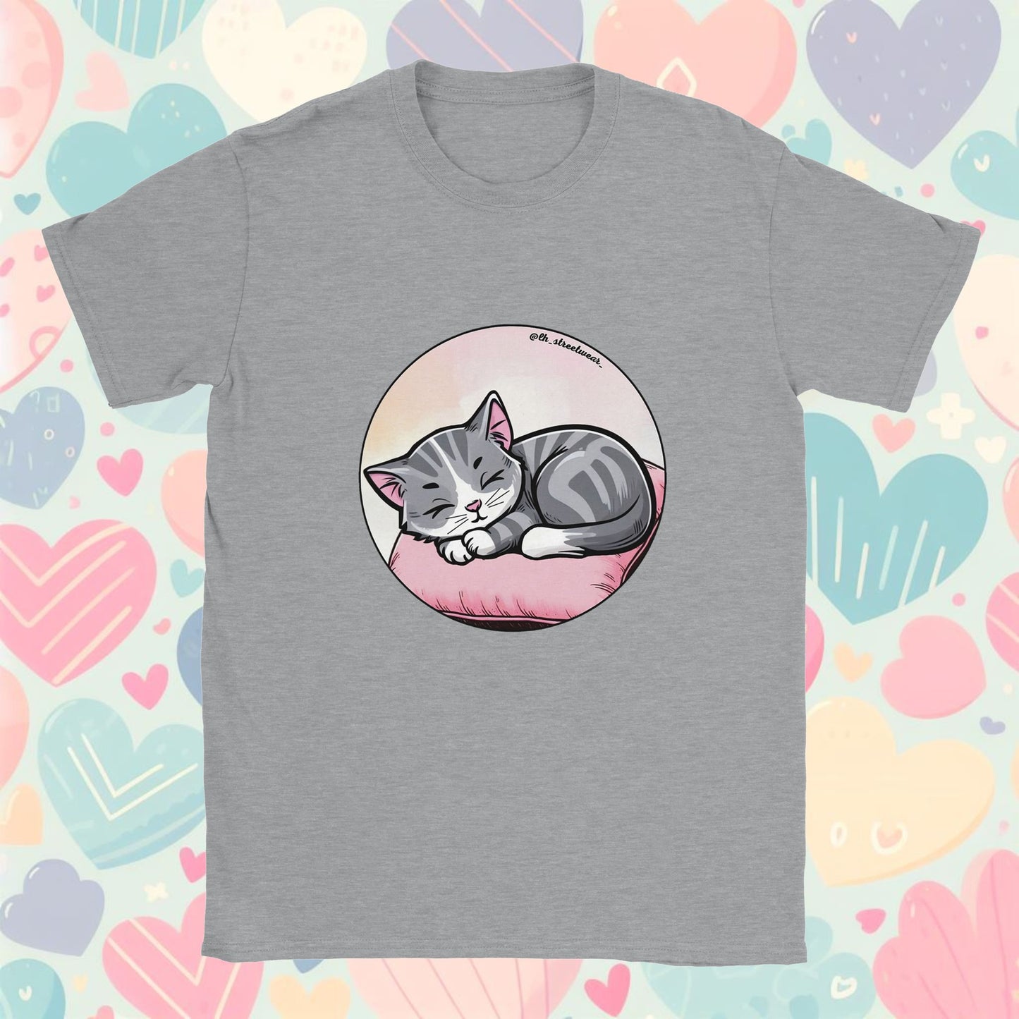 Gatito Durmiente - Camiseta unisex