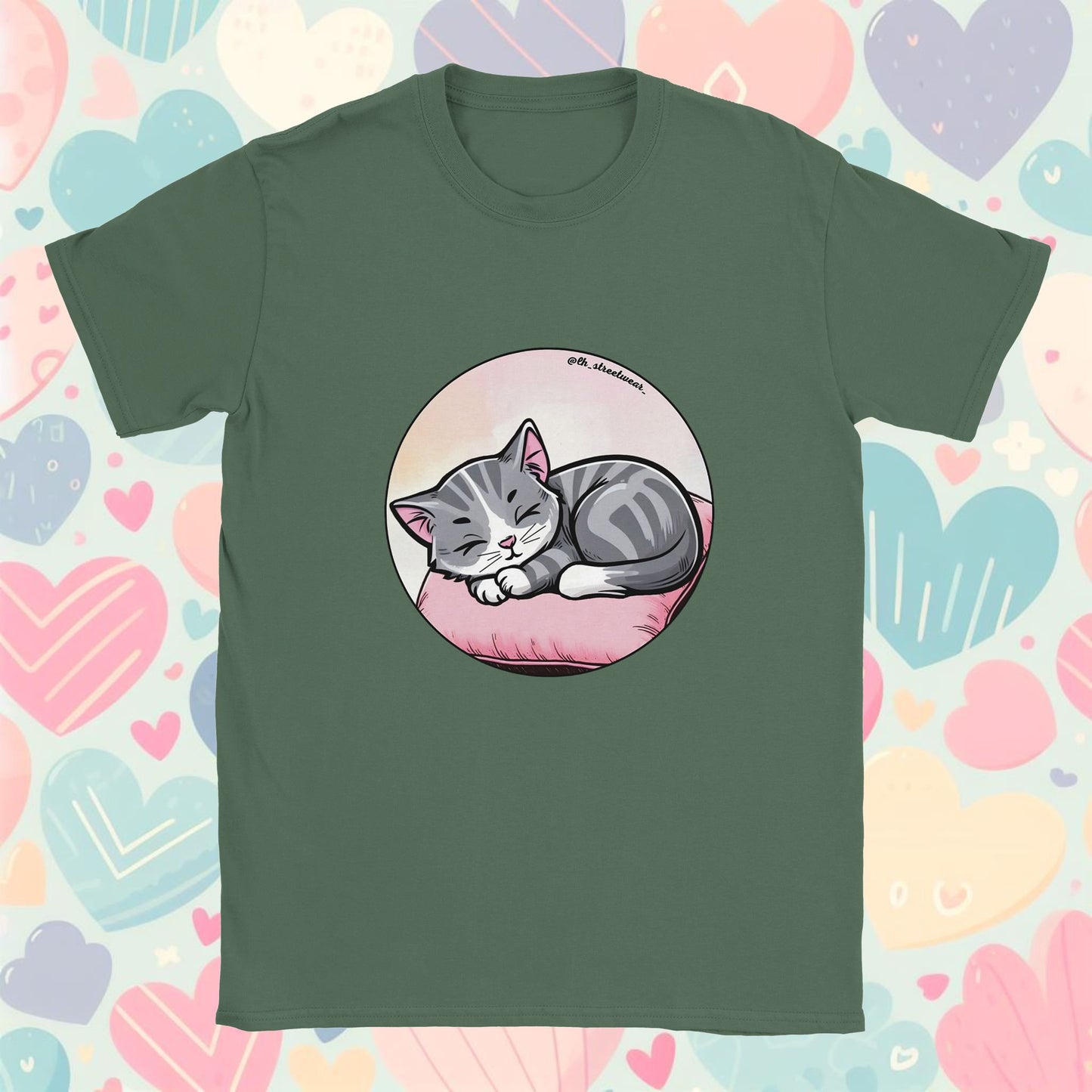 Gatito Durmiente - Camiseta unisex