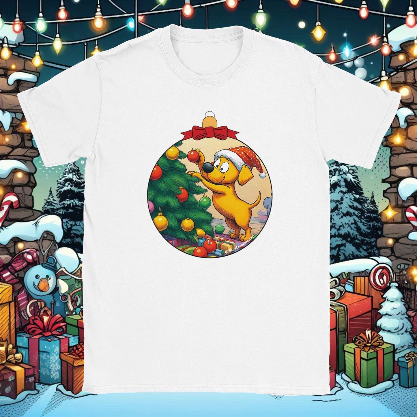 Navidad - Camiseta Unisex - Perri Decorador