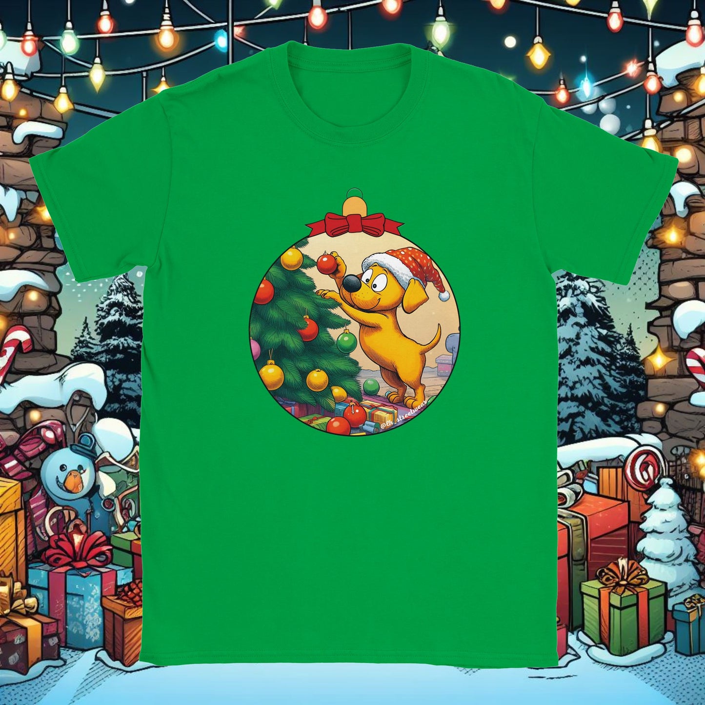 Navidad - Camiseta Unisex - Perri Decorador