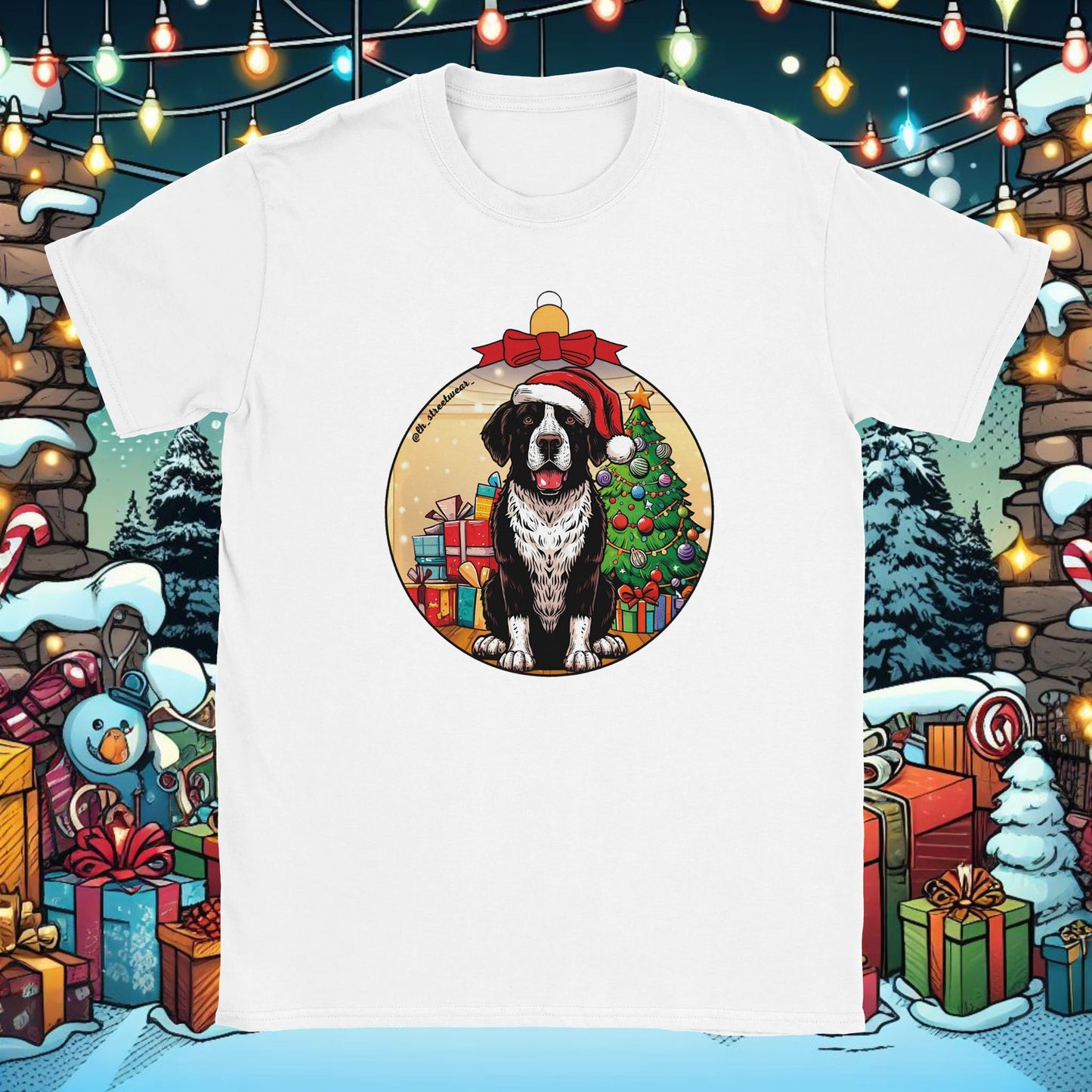 Christmas - Unisex T-Shirt - Bernese Mountain Dog