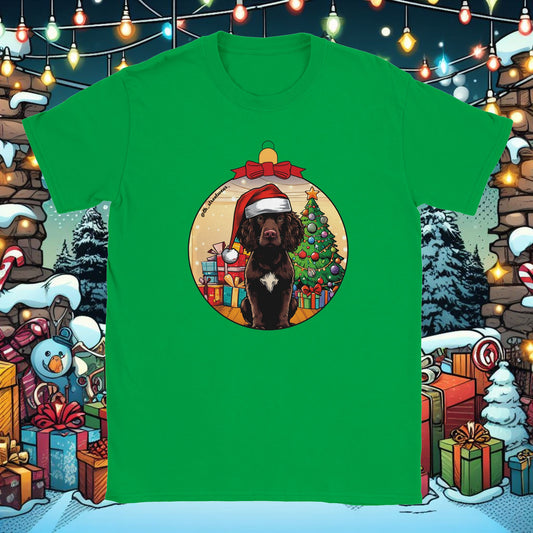 Navidad - Camiseta Unisex - Setter Irlandés