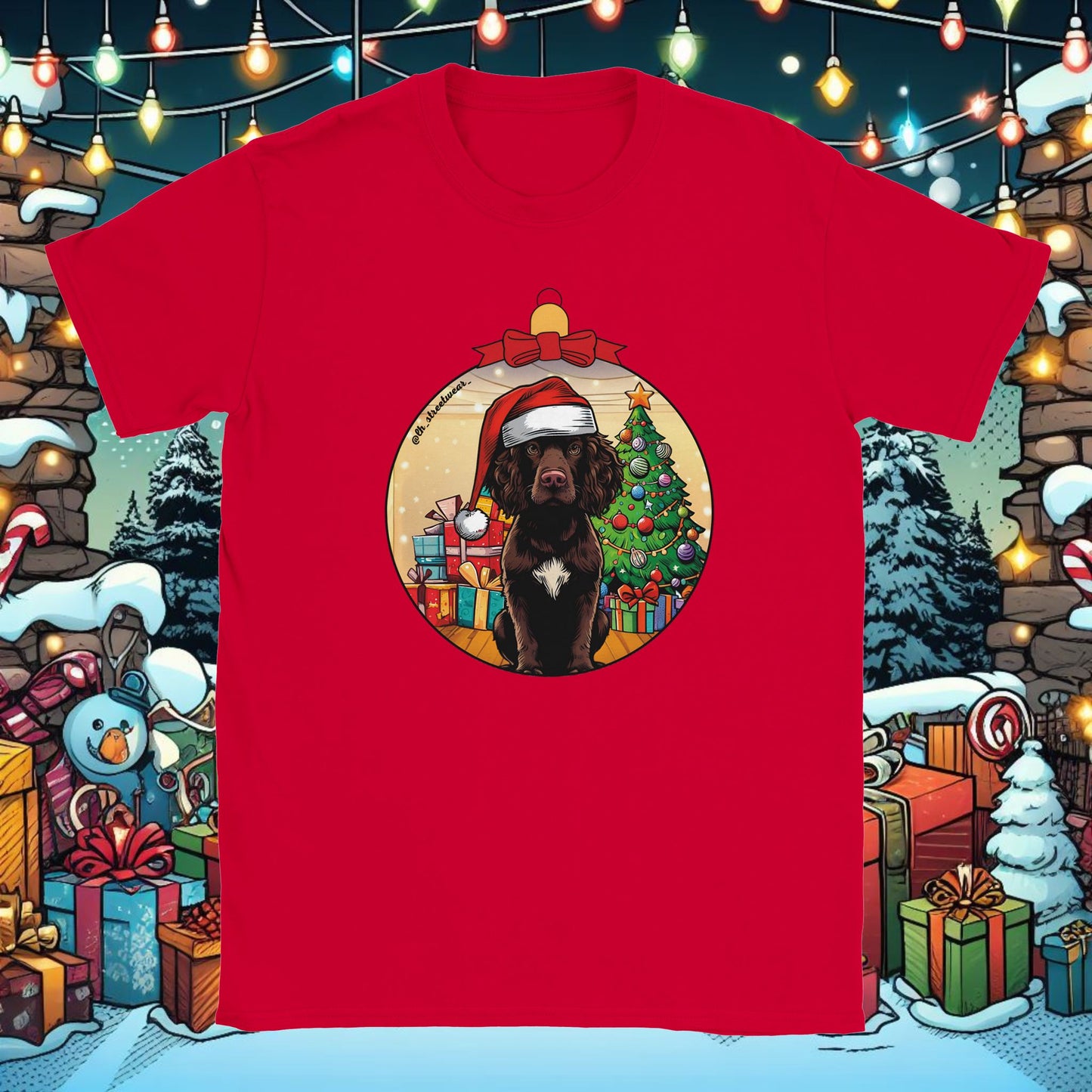 Christmas - Unisex T-Shirt - Irish Setter