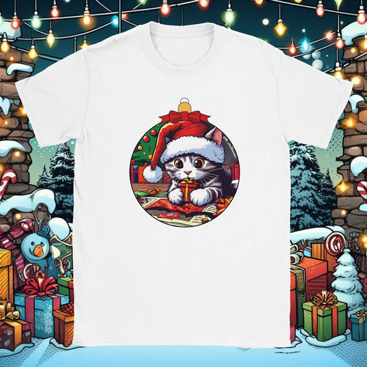 Navidad - Camiseta Unisex - Gato Gruñón