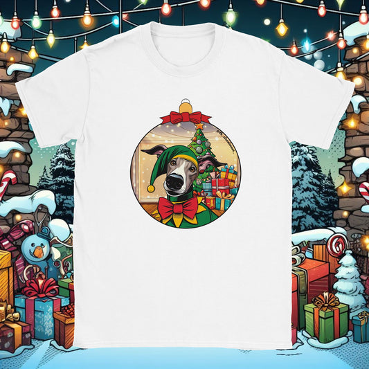 Christmas - Unisex T-Shirt - Greyhound