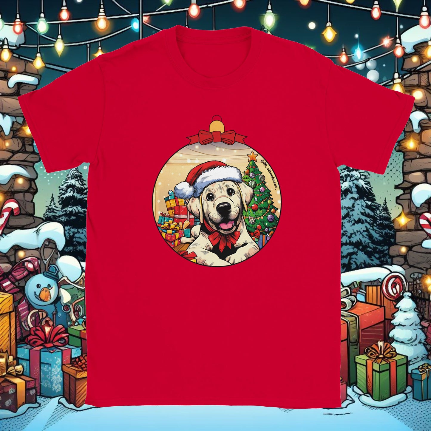 Navidad - Camiseta unisex - Labrador Retriever