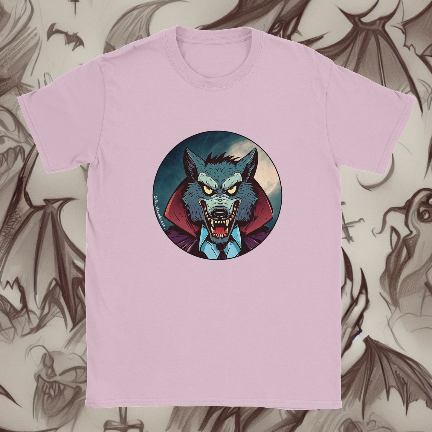 Vampire Wolf 🎃 Halloween - Unisex Kids T-Shirt