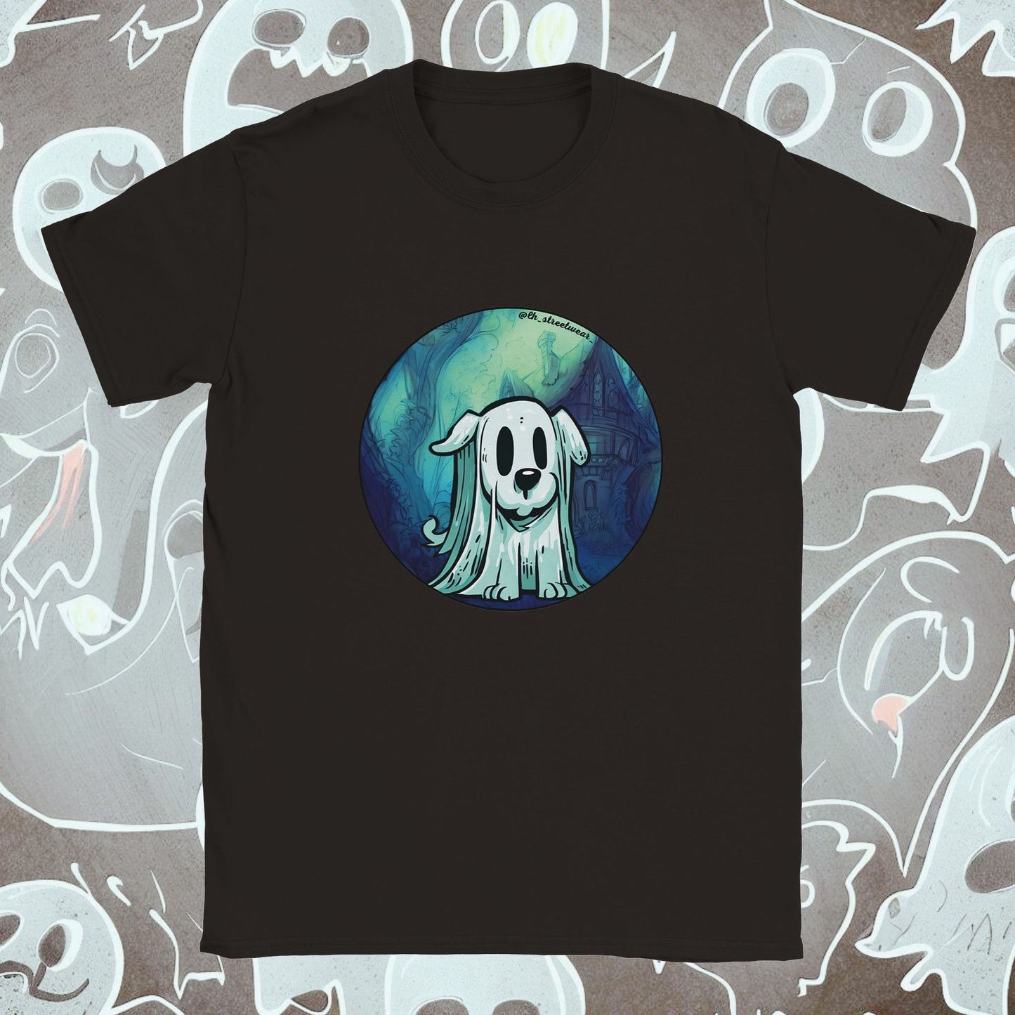 PerriFantasma 🎃 Halloween - Camiseta unisex infantil