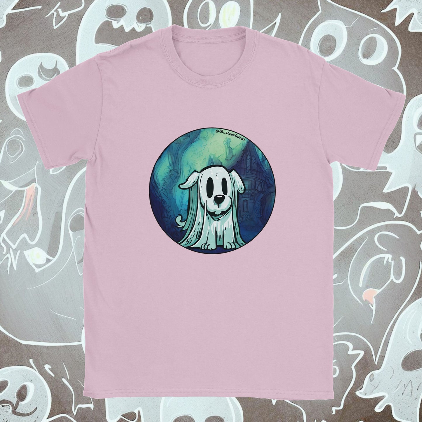 Ghost Dog 🎃 Halloween - Unisex Kids T-Shirt