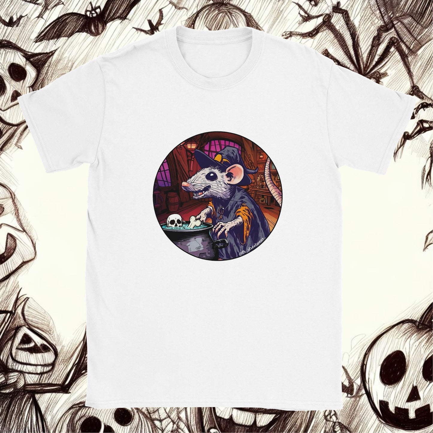 Witch Rat 🎃 Halloween - Unisex Kids T-Shirt