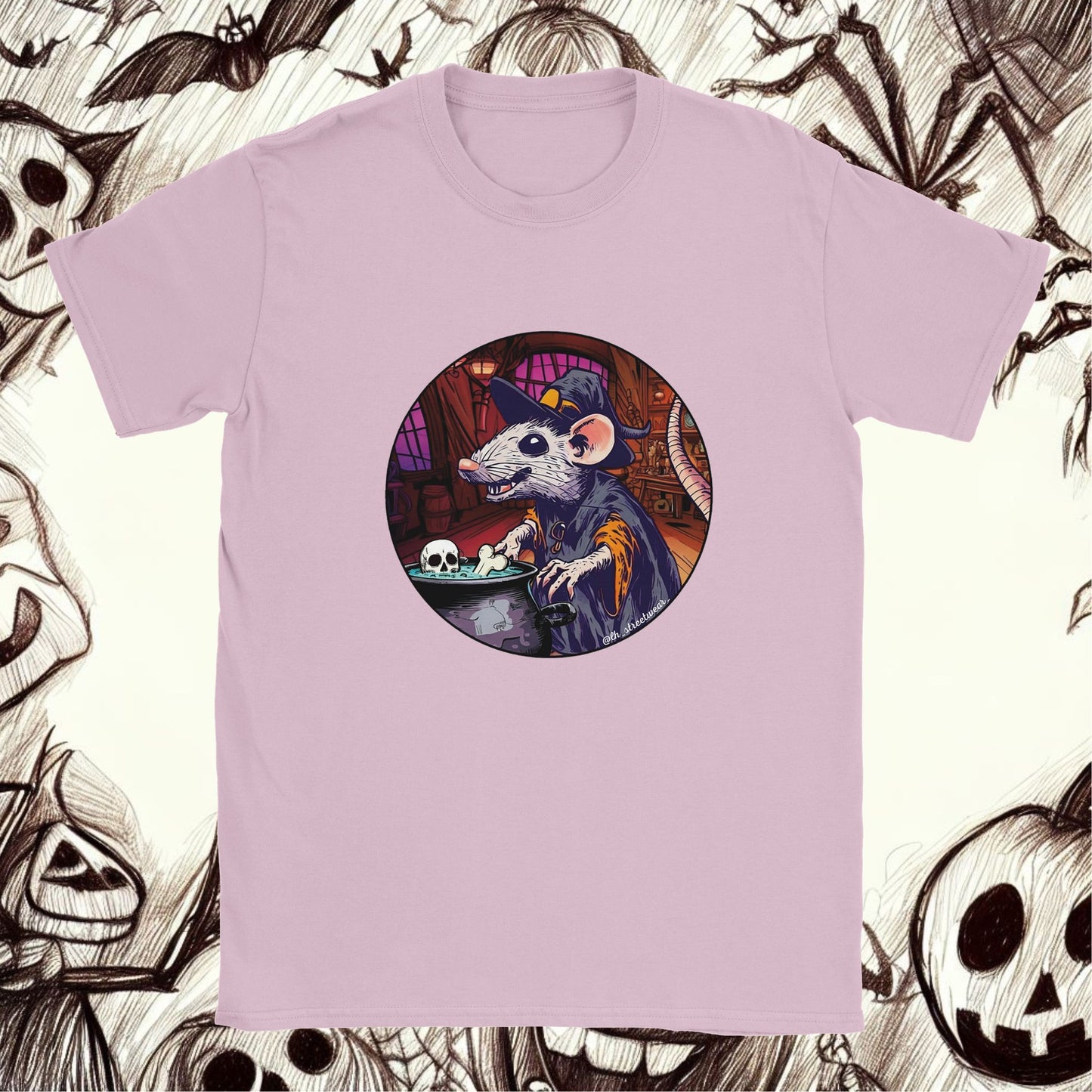 Witch Rat 🎃 Halloween - Unisex Kids T-Shirt