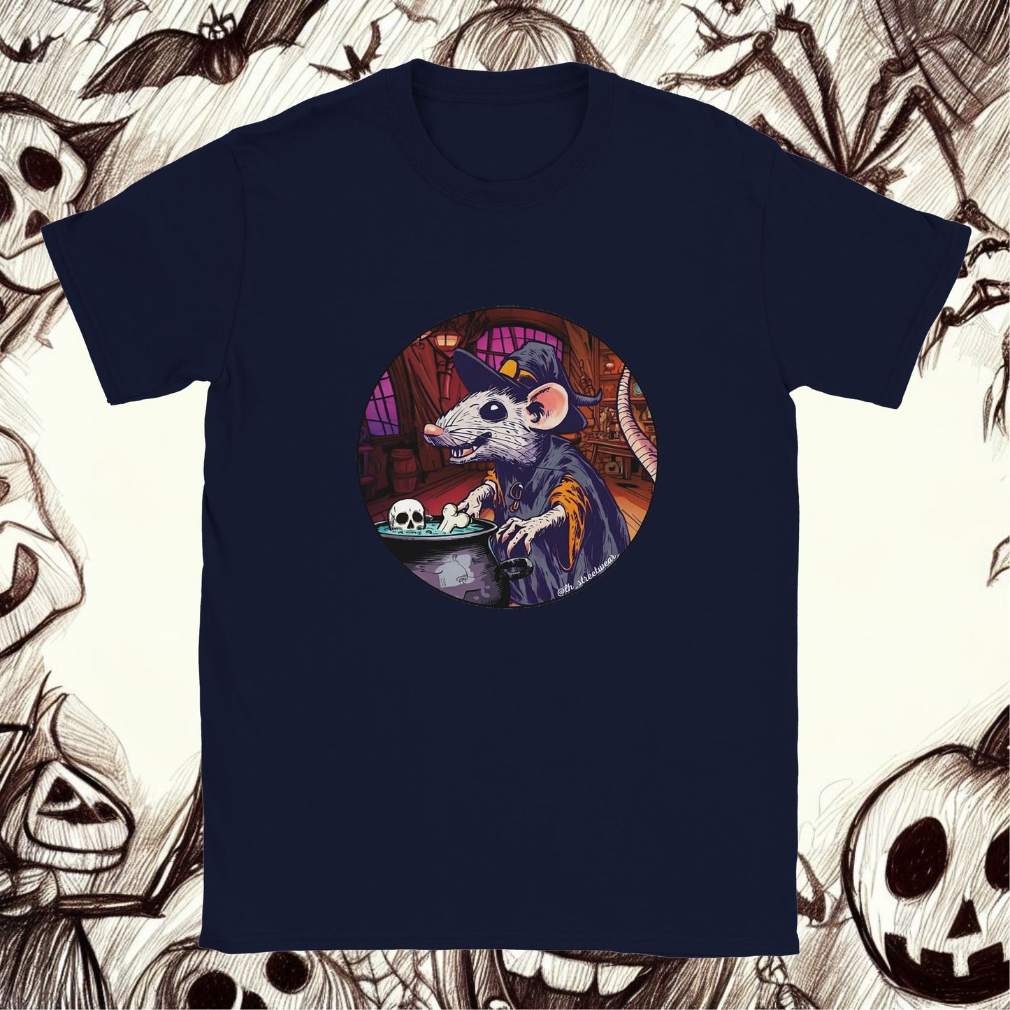 Witch Rat 🎃 Halloween - Unisex Kids T-Shirt